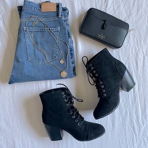 Charlotte Russe Black Booties